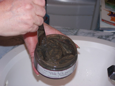 mud mask stir